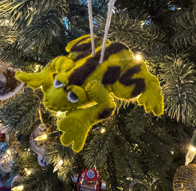 Speckled Frog Ornament