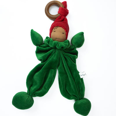 Teething Gnome-Red & Green