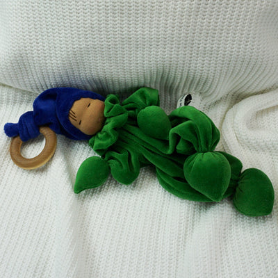 Teething Gnome-Blue & Green