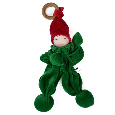 Teething Gnome-Red & Green