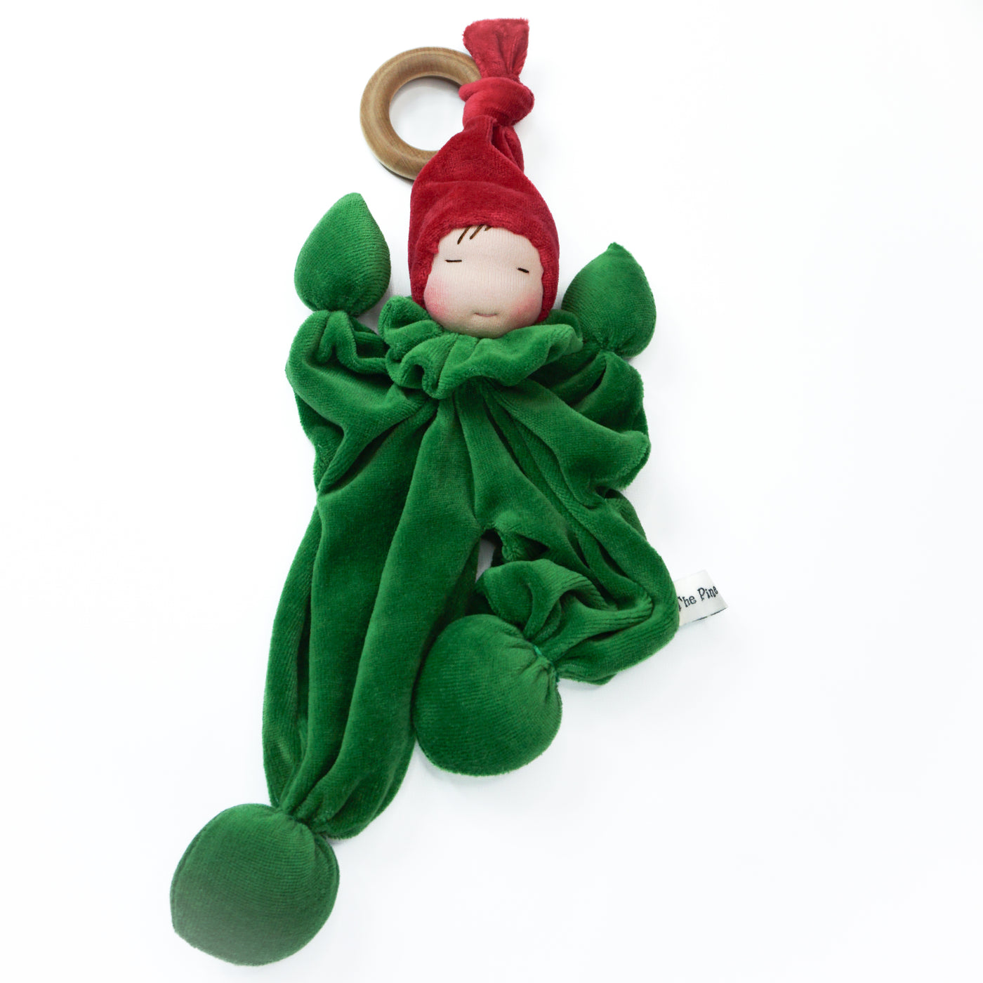 Teething Gnome-Red & Green