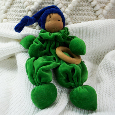 Teething Gnome-Blue & Green