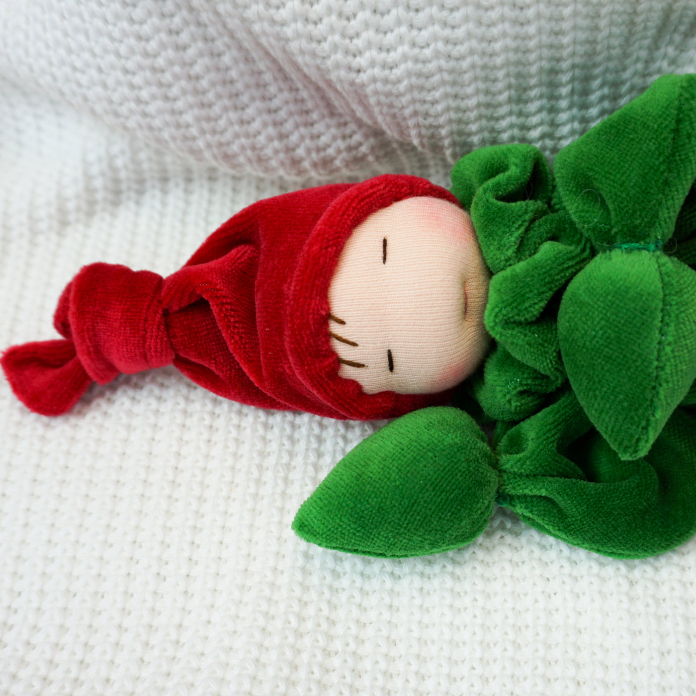 Teething Gnome-Red & Green